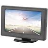 Akozon Monitor Retrovisore per Auto con Schermo LCD TFT 4,3 Ad Alta Definizione, Ingresso AV a 2 Vie, per Telecamere di Retromarcia DVD