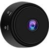 DMETE A9 Mini WiFi Camera 1080p Night Night Versione di rilevamento del movimento di movimento P2P. Camcorder Cam Video Voice Recorder Videoregistratore(Black camera only)