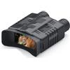 STRAFBRG Ambito di visione notturna, Dispositivo binocolo for visione notturna 4K 800m Full Dark 8W infrarossi 10x occhiali telescopio digitale for caccia campeggio registrazione video Ricerca all'aperto di os