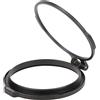 FILFEEL Portaobiettivo in Alluminio con Anelli Adattatori a Rapido per Obiettivi Grandangolari, Prime e Zoom - 72 Mm (82 mm)