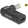 DeLOCK Adattatore per cavo di ricarica per computer portatile USB Type-Câ¢ Femmina a 5,5 x 2,5 mm Maschio con angolo di 90° Marca