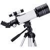 YangRy Telescope for Adults Kids Beginners, 70mm Aperture 400mm Astronomical Refractor Telescope with Smartphone Adapter and Tripod and Backpack Telescope YangRy