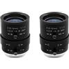 Fegtrty 2X 3MP HD CCTV Obiettivo 2.8-12mm Varifocale Zoom Manuale Focus Mount per telecamere di sicurezza industriali