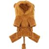 Generisch Costume da criniera di leone, maglione con cappuccio per cani, abbigliamento per cani di taglia piccola, media e grande