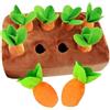 Generic Giocattolo Di Peluche Di Carota Di Cane - Morbido Tappeto Di Sniffle, Gioco Di Naso Interattivo | Puzzle Di Alimentazione 2 in 1 Con Fondo Antiscivolo Stimolante Il Giocattolo Di Ricerca Di