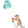 Generico Automatic Cat Toys - ABS Plush 12x9x5cm Rechargeable Interactive Kitten Toy | Electric Hanging Sensor Cat Play Toy With Hunting Simulation | Smart Pet Exercise Ţoy For Indoor Fitness Training