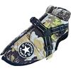 ENGEL WEMANG Gilet per cani, impermeabile, caldo con pettorina per cani, invernale, caldo e morbido, 9 colori-mimetizzazione S