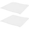 JEWEDECO Tappetino Antiscivolo Spesso per Acquari 2 Pezzi 45X45 CM in Eva Supporto Livellante e Assorbimento Vibrazioni per Acquari Domestici e Terrari