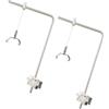Milageto Supporto per Lampada per Acquario, Facile da installare, Robusto Supporto per Lampada in Lega di Alluminio, per per Acquario, con 2 Clip