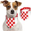 BOXILTD Bandana per cani in cotone con bandiera della Repubblica di Croazia, fazzoletto in cotone lavabile, bandana triangolare per cani di taglia piccola, media e grande, colore nero