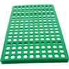 VERDANVERSE Tappetino per Gabbia Conigli Fondo Plastico Nero, Facile Pulizia | Fori Circolari da 1, 6cm, Base per Gabbia per Animali Domestici, Accessori per Conigli