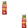 Versele-Laga Prestige Sticks Pappagalli con verdure e denti di leone | Confezione Doppia | 2 x 140 g | Snack per pappagalli | Senza zuccheri aggiunti e senza conservanti sintetici