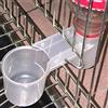Gemini_mall Gemini _ Mall - Distributore di acqua e abbeveratoio in plastica con ciotola per uccelli