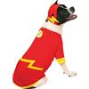 Rubie's, costume ufficiale per cani di Rubie s DC Comic Flash, super eroe, taglia M, multicolore, taglia M UK, Halloween, Halloween