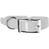 Leathercrafter Europe Biothane Gold - Collare per cani da 2,5 cm di larghezza, lunghezza a scelta, ultra resistente (65 cm, bianco 101)