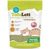 Leopet Tofulett Lettiera al Tofu per Gatti Agglomerante in Pellet Te Verde 6Lt