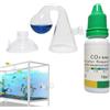 Rurunklee CO2 Drop Checker con Soluzione 15ml Fish Tank CO2 Monitor Vetro Drop Checker Indicatore a lungo termine Monitor Tester