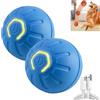 Generic Shaky Ball Toy for Dogs, Shaky Ball Dog Toy, Vibrating Ball for Dogs, Automatic Moving Toy Ball, Interactive Dog Bouncing Vibrating Ball, USB Rechargeable for Small, Medium, Large Dogs (Blue-2PCS)