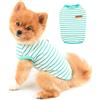 PAIDEFUL, maglietta britannica per cani di piccola taglia, vestito a righe per gatti, top in cotone morbido per ragazzi, cani, cuccioli, cani di razza Chihuahua, Yorkie, abbigliamento estivo, canotta