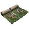 PetZolla Ricarica XL Tartarughe PetZolla 100x90cm - Terrario tartarughe di terra in vero prato naturale, Ricambio facile da sostituire per il Kit XL, casetta per tartarughe da interno dura 5 mesi
