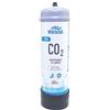 Whimar Bombola CO2 per Acquario 1300g USA e Getta Passo 10x1mm Completa di Piedino Produzione Made in Italy