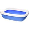 Pet's Market - Lettiera Toilette Beta Mini per Gatti in Plastica aperta con Bordo colori assortiti 43x31x12 h