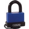 ABUS Lucchetto a Combinazione in Ottone Aqua Safe 70IB/45 - Resistente alle Intemperie - Archetto in Acciaio Inox Anticorrosione - Rivestimento in Plastica - Livello di Sicurezza ABUS 5