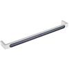 Ibergrif M34200W - Porta Salviette Singolo, Portasciugamani da Bagno, 60 cm, Acciaio