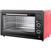 Generic Forno Elettrico con Teglia e Griglia, Mini Forno da Banco, Friggitrice ad Aria, Controllo della Temperatura 70-230 ℃, per Cottura al Forno, Cottura