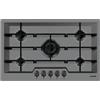 Foster Piano Cottura 5 fuochi a Gas da 80 cm Piano Inox colore Canna da Fucile