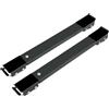 HEUchuan Base per lavatrice Supporto for lavatrice, base mobile rialzata for frigorifero, supporto con ruote, accessori for cucina e bagno(2pcs Black)