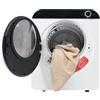 kozamas Asciugatrice a gas di scarico, 3 kg (4,5 kg), 830 W, 4 programmi, fase di raffreddamento, copertura in plastica, protezione da surriscaldamento, montaggio a parete, classe energetica G, bianco