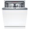 Bosch SMV4ECX10E - Lavastoviglie da incasso serie 4, 60 cm, 14 posate, Silence Plus 42 dB, Home Connect