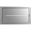 Cata Campana decorativa estrattore isola Bennu Slim 1200 X/A con 6 livelli di estrazione, pannello di controllo touch, motore S6 extra silenzioso, connettività AUTO deposito finitura inox