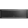Gurari GCH 973 BL +tubo, cappa da soffitto 90 cm - cappa aspirante nera con controllo gestuale e LED, 850 m³/h, riciclo dell'aria & evacuazione, funzione timer