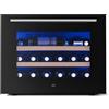 KLARSTEIN Illuminosa Cantinetta Vino da Incasso - 19 Bottiglie, 1 Zona, 5-20°C, Touch, LED, Ripiani Legno, Porta UV, Silenziosa, Cantina Frigo per Vino