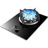 KKJPL Fornello A Gas Da 33 Cm, Bruciatore Singolo, 7,0 KW, 9 Cavità, Fuoco Alto, Con Protezione Antispegnimento, Adatto For Cucina Domestica, Campeggio, All'aperto(NG)