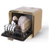THREMA Mini lavastoviglie, lavastoviglie da banco con Serbatoio dell'Acqua Incorporato da 5L-10L, 4 programmi, Eco& Glass, lavastoviglie per dormitorio, RV& Appa