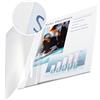LEITZ impressBIND copertina flessibile fronte trasp. - f.to A4 dorso 10,5mm (71-105 fogli) - Nero - 74140095