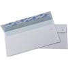 Blasetti Busta per Spedizione formato 11x23 cm - Privacy busta con intagli antieffrazione per lettere, Conf. 500 pz, Colore Bianco, Lembo autoadesivo con striscia protettiva, Sagoma a tasca, Carta 80g