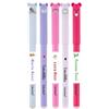 Gicaprice Penne Cancellabili a Gel Cancellotta con Etichette Adesive Personalizzate - Adesivi Personalizzati con Icona e Testo - Punta 0,7 mm, Gomma Integrata - Ideali per Scuola Elementare (12 Multicolore)
