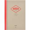 ライフ Life Margin Notebook rilegati sul lato: 6 in. x 8 in. (Copertina marrone chiaro/rosso, pagine vuote)