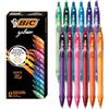 Bic Gel-ocity, penna gel retrattile ad asciugatura rapida, punta media (0,7 mm), nera, 12 pezzi