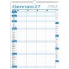 calendari.it Calendario 2027 famiglia da muro con colonne family lavoro per 1 2 3 4 5 6 7 8 persone (4 COLONNE)