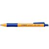 Stabilo Pointball - Penna a sfera retrattile, tratto 0,5 mm, confezione da 5, colore: Blu