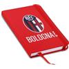 BOLOGNAFC STORE Bologna FC Blocco Notes Ufficiale, A6 10x15 cm, Copertina Rigida con Logo, Design Premium (ROSSO)