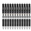 Generic M&G K-35 - 12 penne a sfera con inchiostro gel retrattile, tratto scorrevole, 0,5 mm, colore: nero