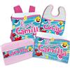 gadgeteventi D&Vlab KIT PER ASILO LUDOTECA PERSONALIZZATO CON NOME "Acquapark" (Rosa)
