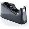 office box Dispenser di nastro adesivo da sopra tavolo (adatto 66 o 33 mts) - REF 0501N - Alto peso, alta qualità e durata. (Nero)