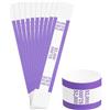 QUARKZMAN Pacco da 300 Fascette per Denaro, Involucri per Banconote Autoadesivi per Organizzare Banconote, 7.6x1.14 Pollici, Viola